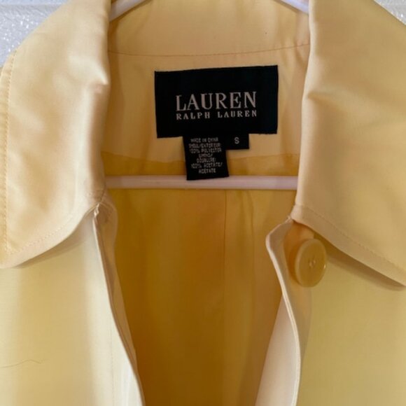 Yellow Ralph Lauren Raincoat - Picture 2 of 3